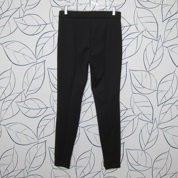 THEORY Black High Rise Scuba Ankle Zip Pants Women's Size 6 NWOT Retail $295 - Picture 9 of 14